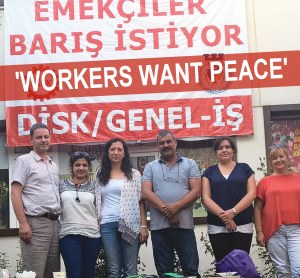Workers want peace