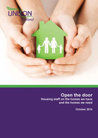 Open the Door - housing staff survey Oct 2014