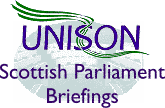 UNISON Parliament Briefings