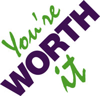 You're worth it logo